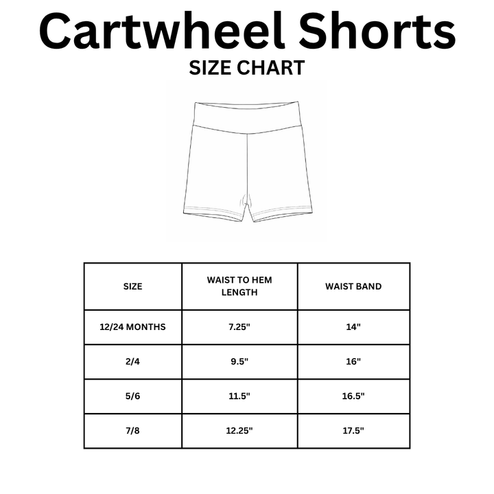Bamboo Cartwheel Shorts in Cherry Red