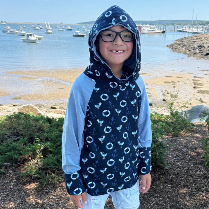 Bamboo Hoodie in Seas the Day
