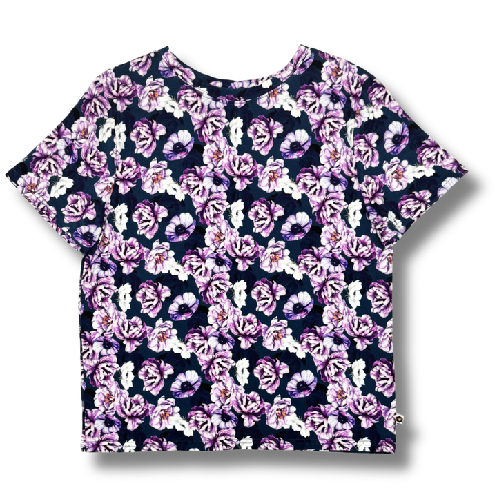 Bamboo Adult Short Sleeve Crew Neck Tee in Adele