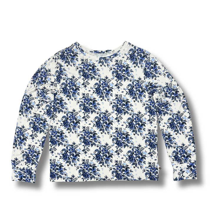 Bamboo Adult Long Sleeve Crew Neck Tee in Anastasia