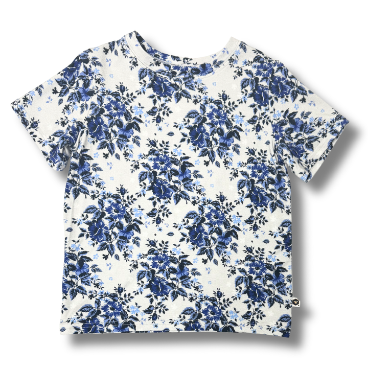 Bamboo Short Sleeve Crew Neck Tee in Anastasia