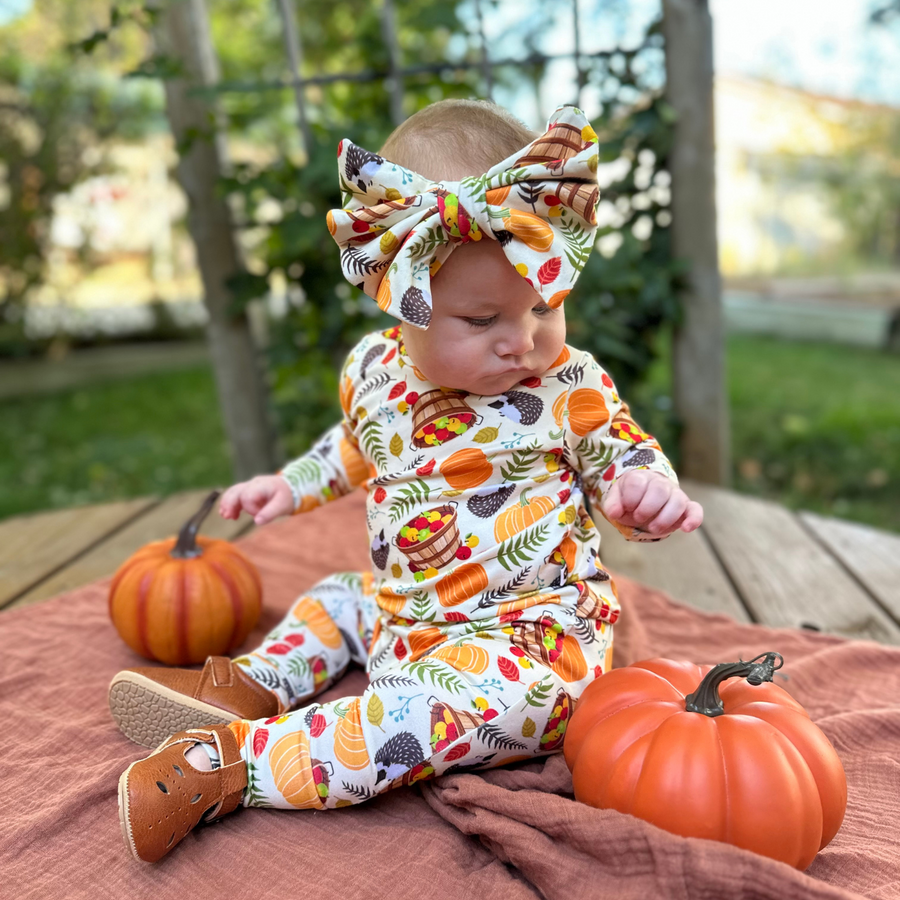 Big Bow Headband - Autumn Air