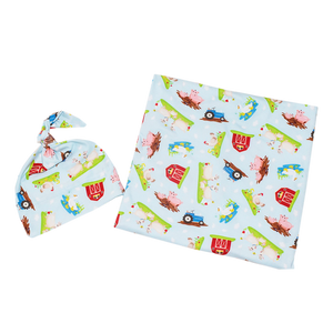 Stretch Swaddle Set - Barnyard Babies