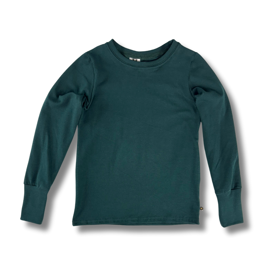 Naturals - Long Sleeve T-shirt - Blue Spruce