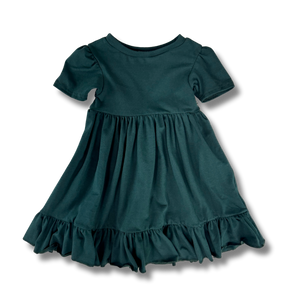 Naturals - Twirl Dress - Blue Spruce