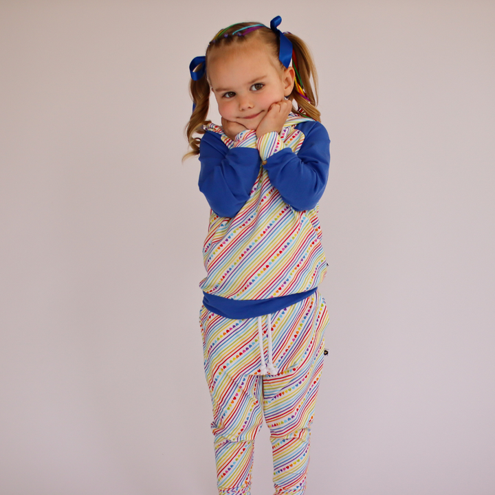 Bamboo Jogger Pants in Candy Hearts