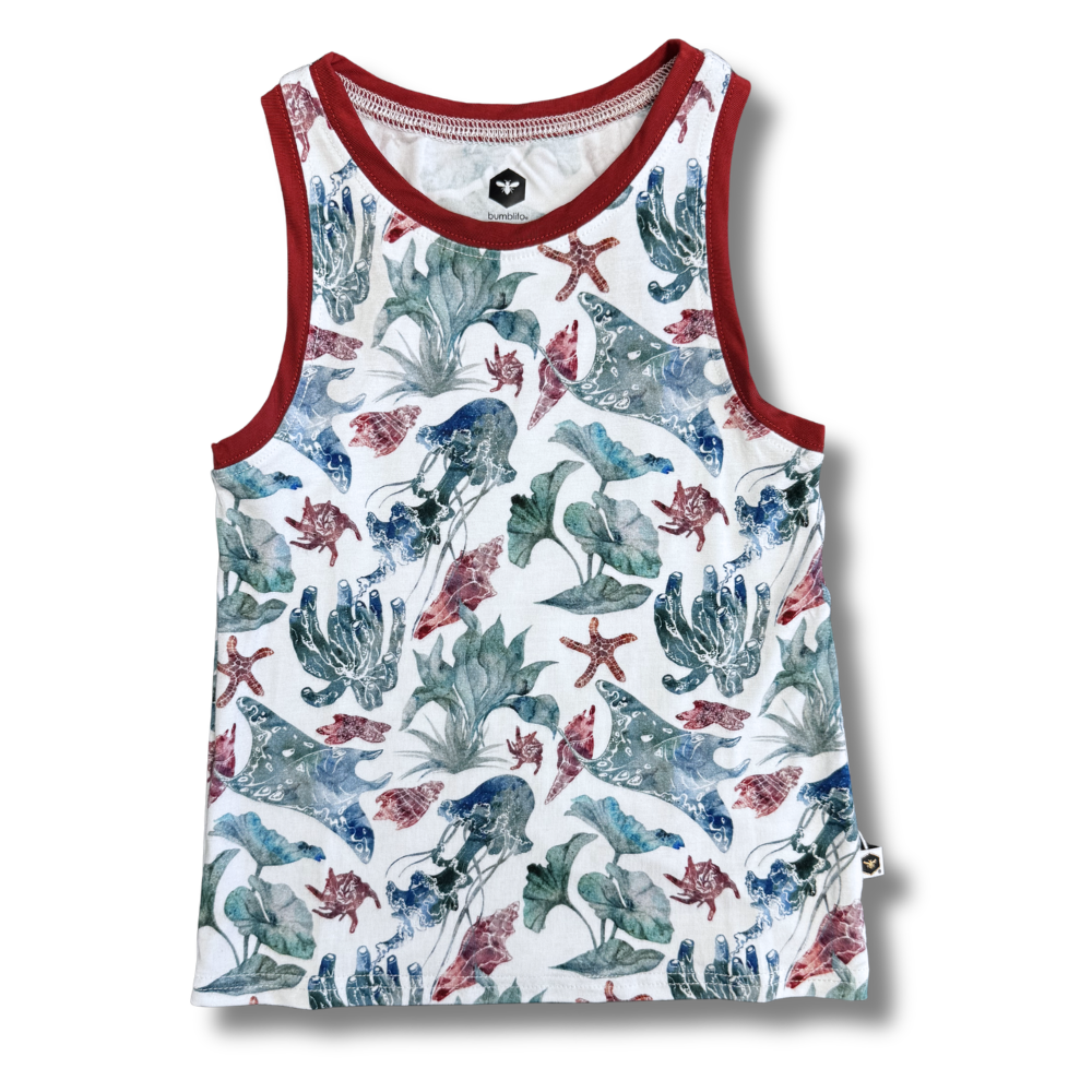 Bamboo Tank Top in Catch Some Rays