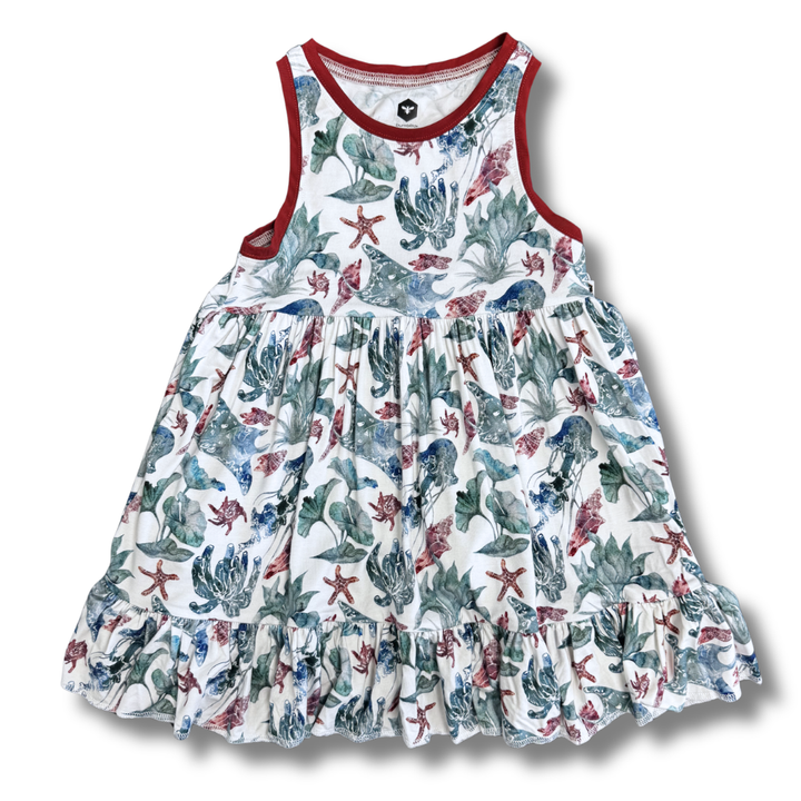 Bamboo Tank Twirl Dress in Catch Some Rays