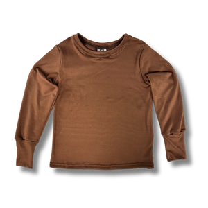 Long Sleeve T-shirt - Chocolate