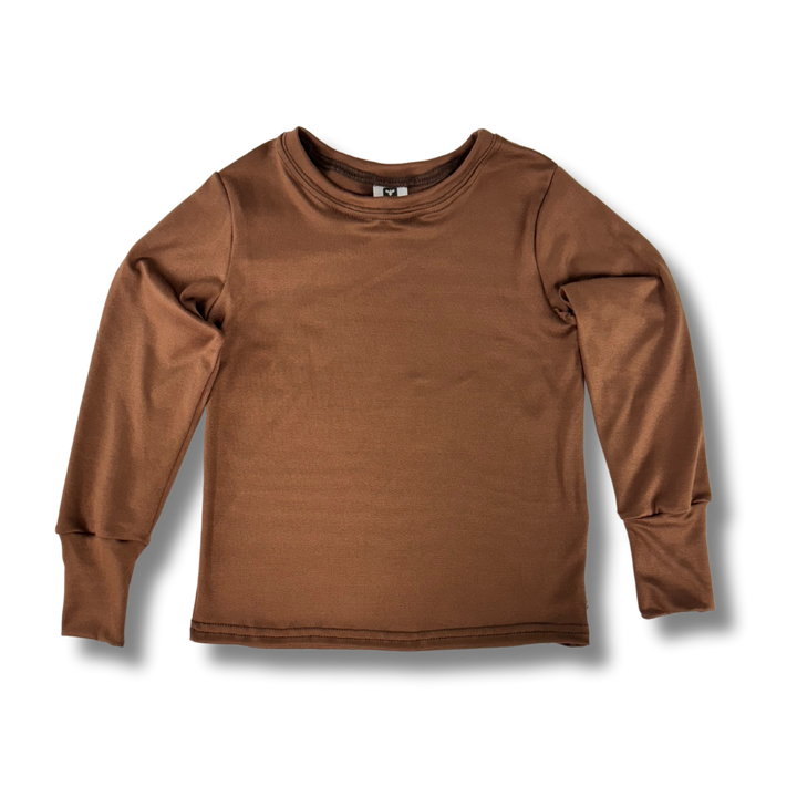 Long Sleeve T-shirt - Chocolate