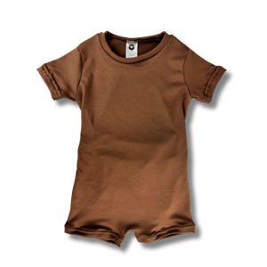 Short Sleeve Jumper - Chocolate