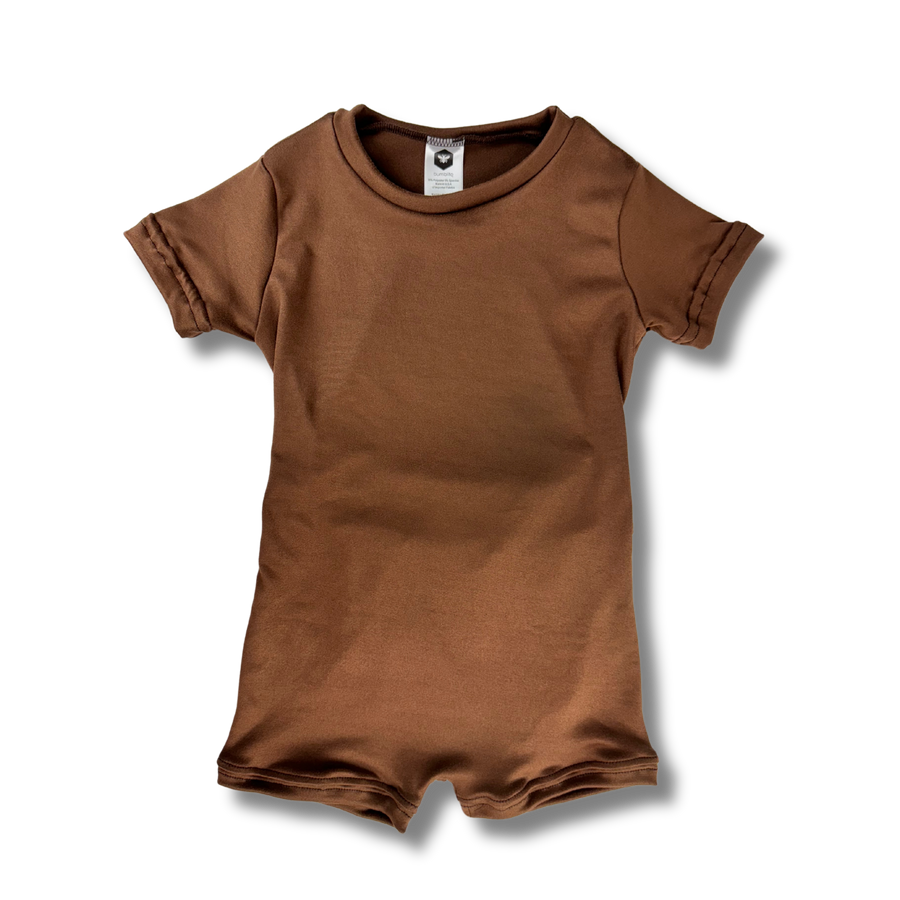 Short Sleeve Jumper - Chocolate