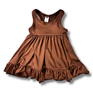 Tank Twirl Dress - Chocolate