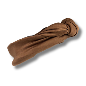 Tie-On Headband - Chocolate