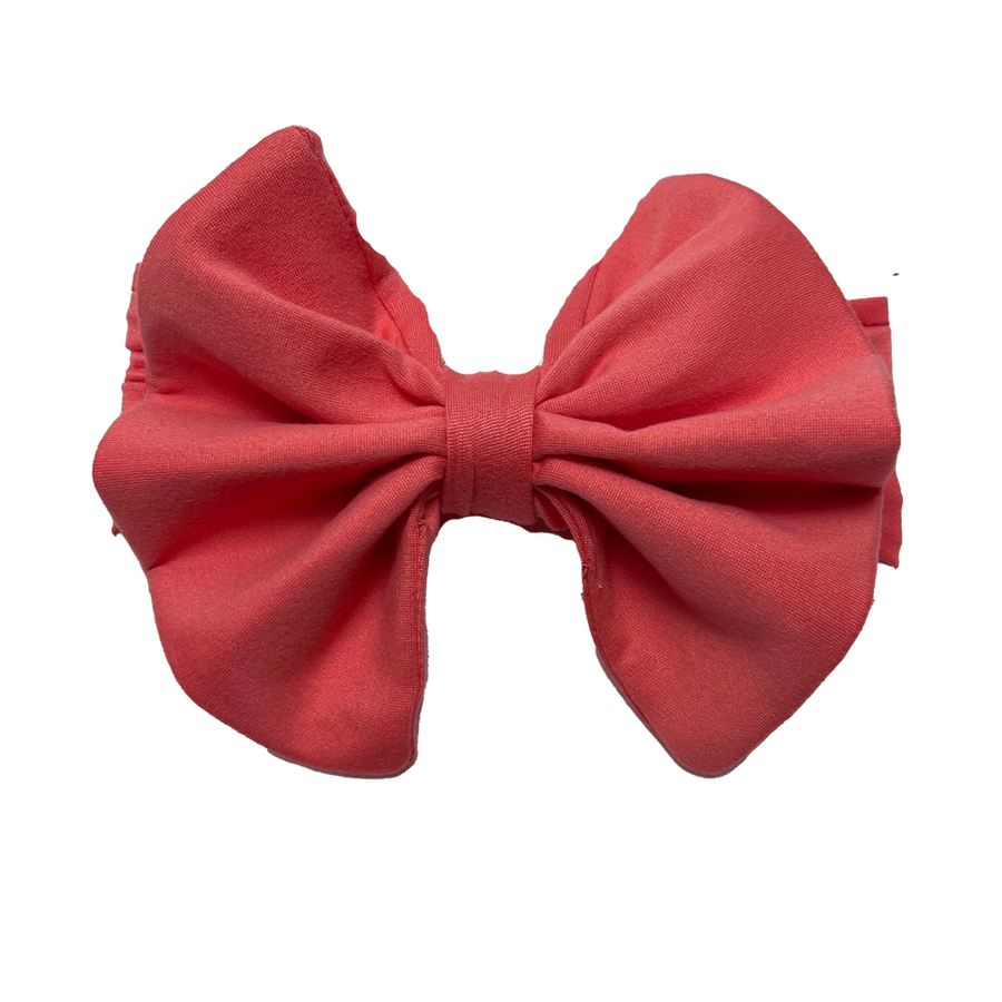 Big Bow Headband - Coral