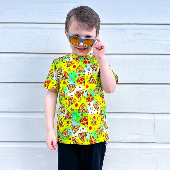 Bamboo Short Sleeve Crew Neck Tee in Cowabunga