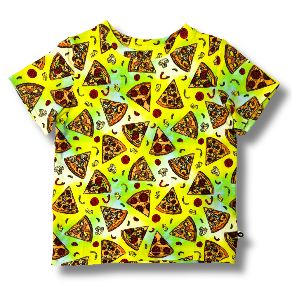 Bamboo Short Sleeve Crew Neck Tee in Cowabunga