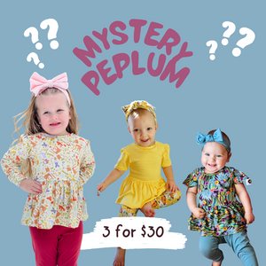 Mystery Peplum Sale 3/$30