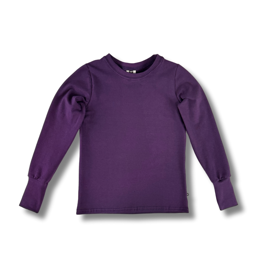 Naturals - Long Sleeve T-shirt - Eggplant