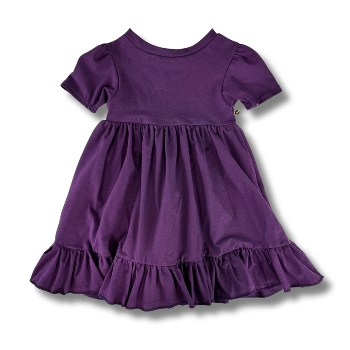 Naturals - Twirl Dress - Eggplant