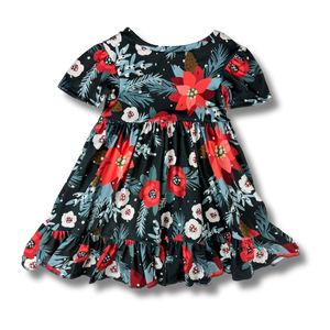 Twirl Dress - Flor de Nochebuena