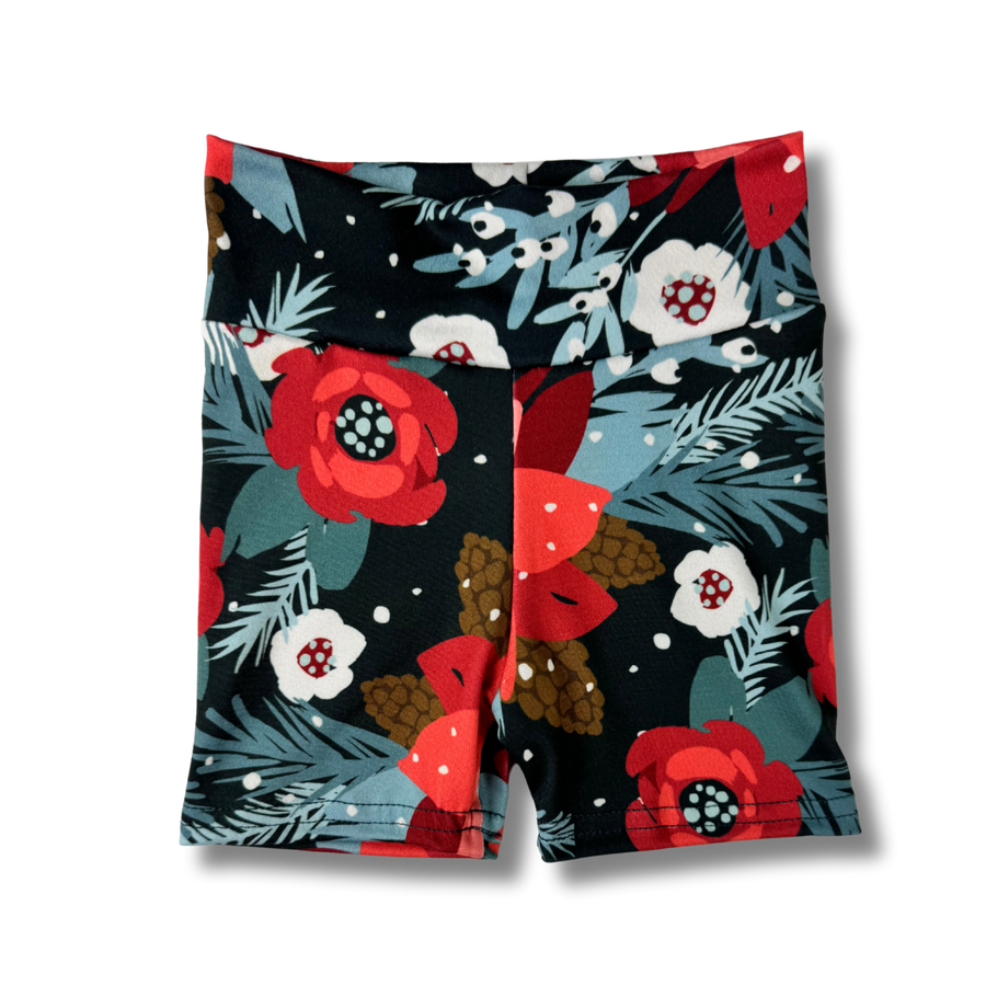 Cartwheel Shorts - Flor de Nochebuena