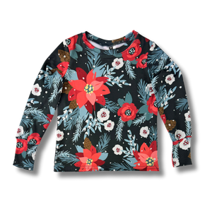 Long Sleeve T-Shirt - Flor de Nochebuena