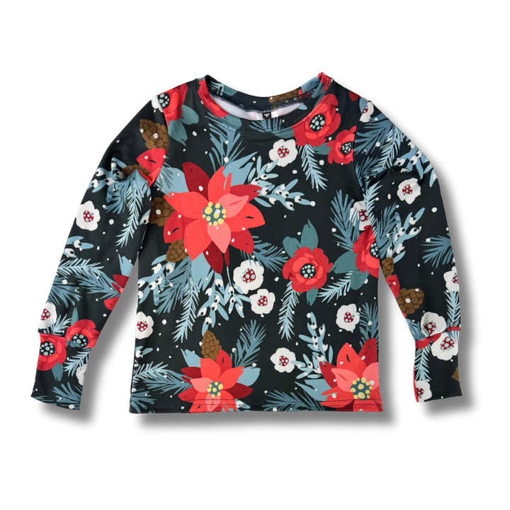 Long Sleeve T-Shirt - Flor de Nochebuena