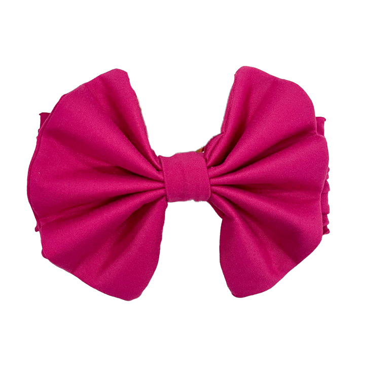 Big Bow Headband - Fuchsia