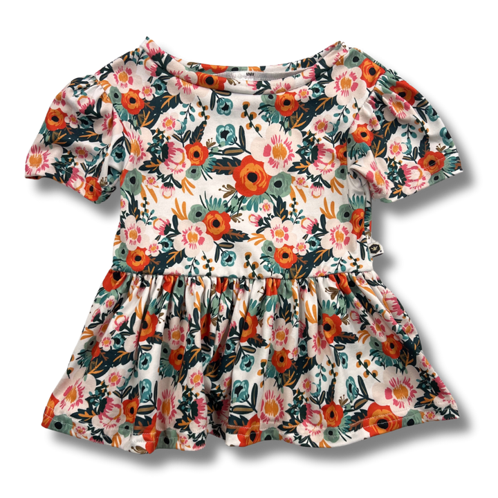 Short Sleeve Peplum Top - Ginny