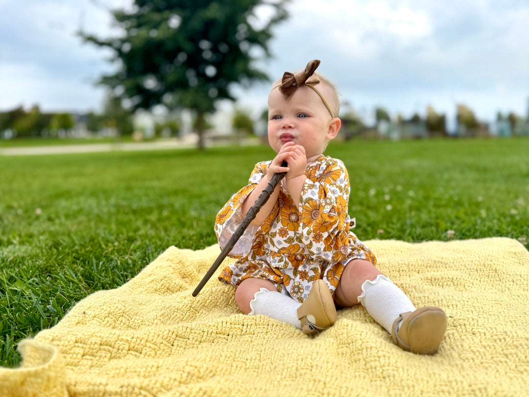 SECONDS- Peplum Top- 12/24M