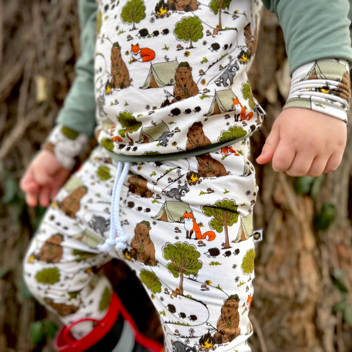 Bamboo Jogger Pants in Happy Camper