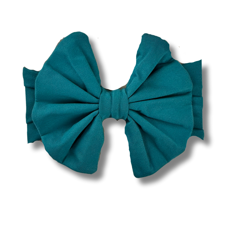 Big Bow Headband - Harbour Blue