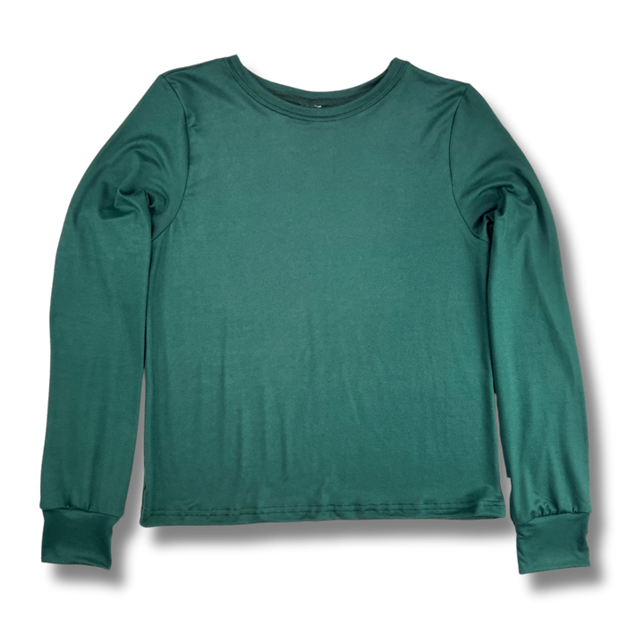 Adult Long Sleeve T-Shirt - Hunter Green