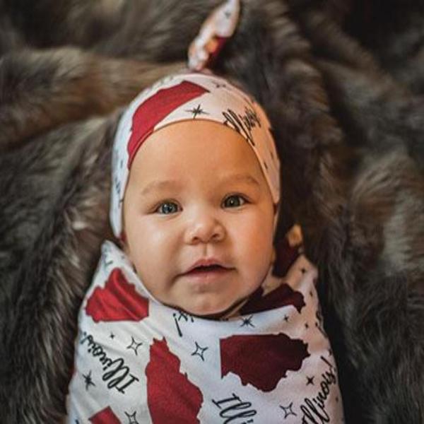 Stretch Swaddle Set  -  Illinois