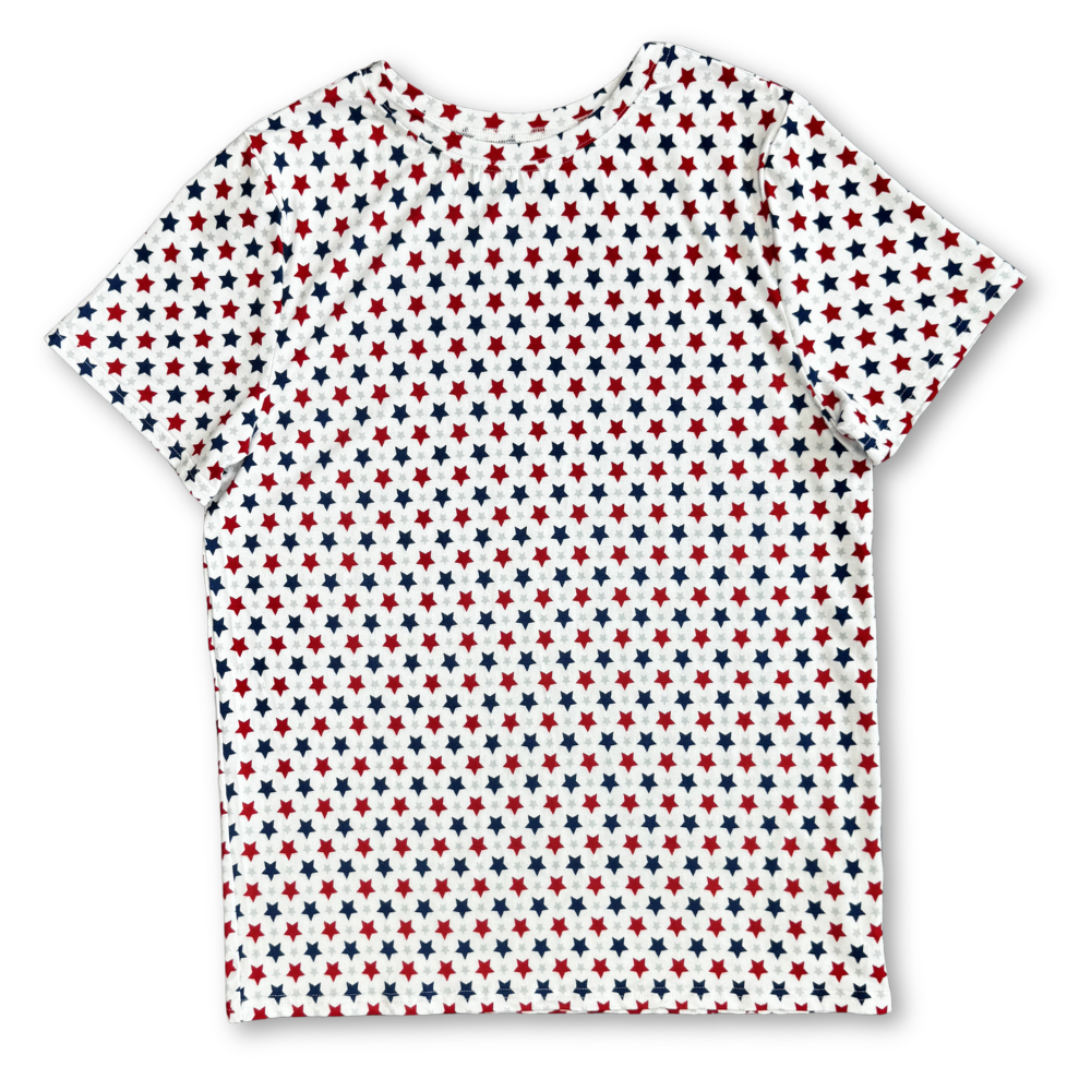 Bamboo Adult Short Sleeve Crew Neck Tee in Independence