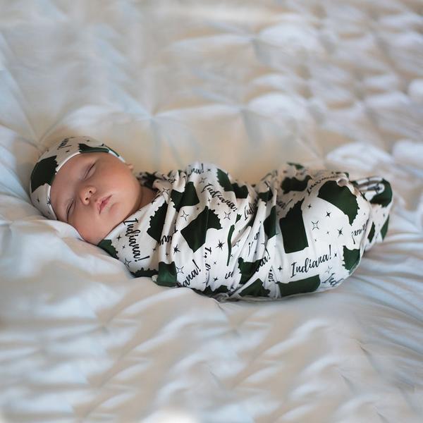 Stretch Swaddle Set  -  Indiana