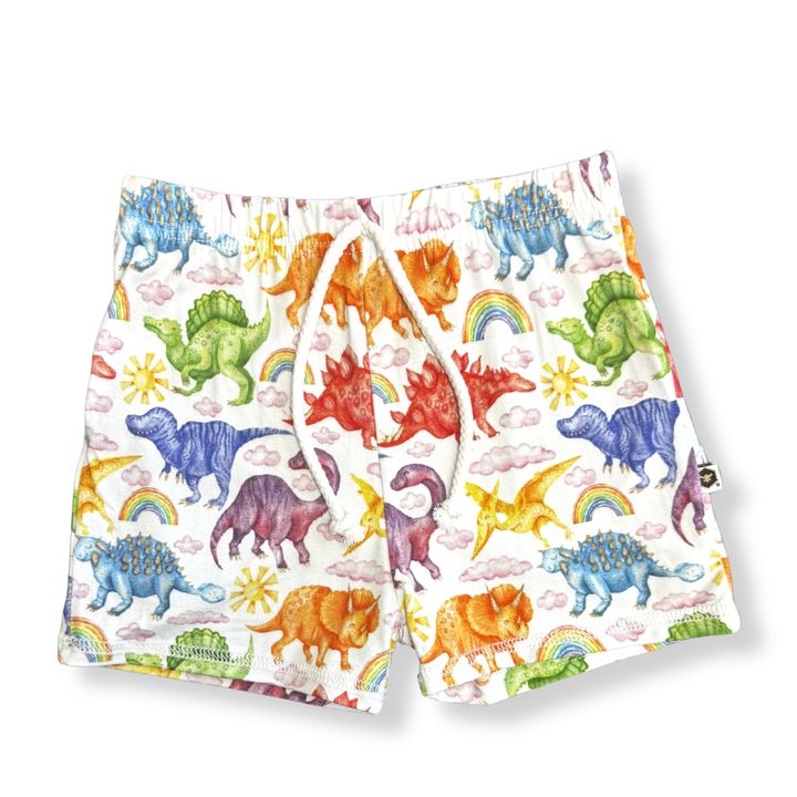 Bamboo Jogger Shorts in Jurassic Joy