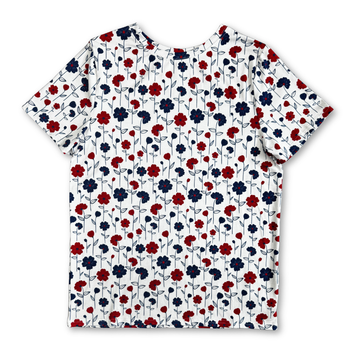 Bamboo Adult Short Sleeve Crew Neck Tee in Liberty