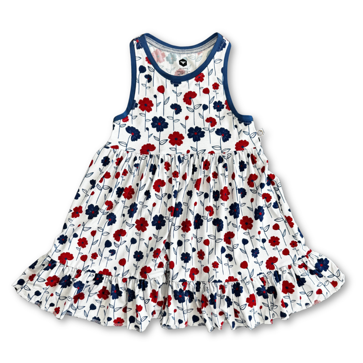 Bamboo Tank Twirl Dress in Liberty