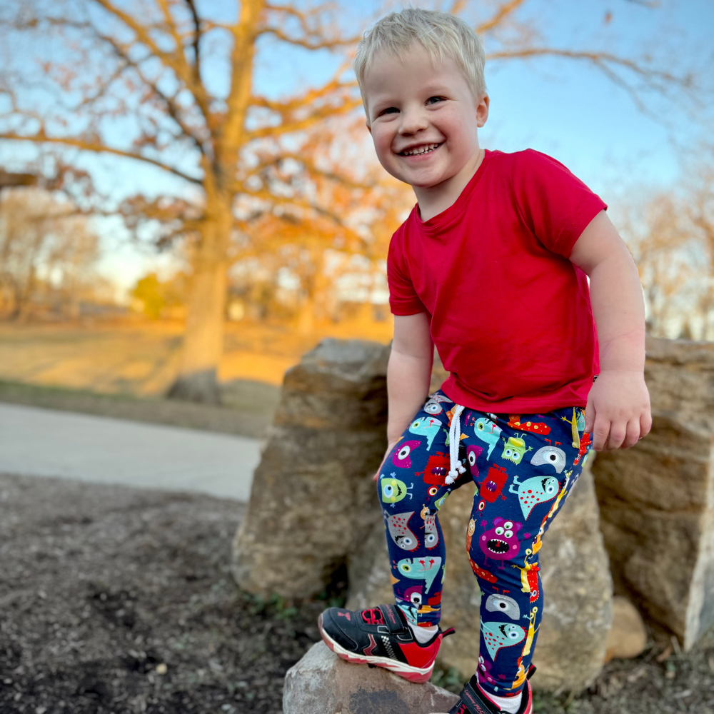 Bamboo Jogger Pants in Monster Mash