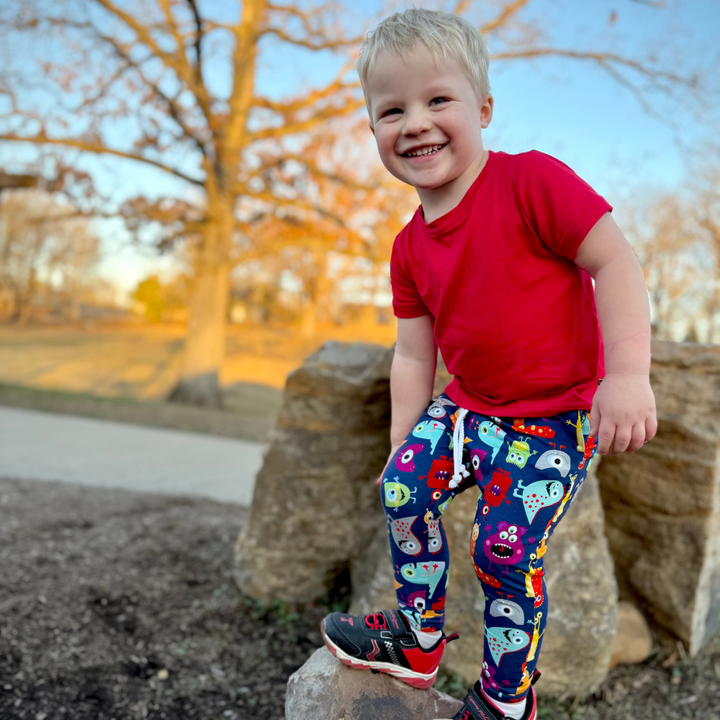 Bamboo Jogger Pants in Monster Mash