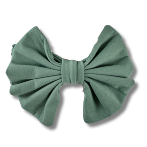 Big Bow Headband - Moss