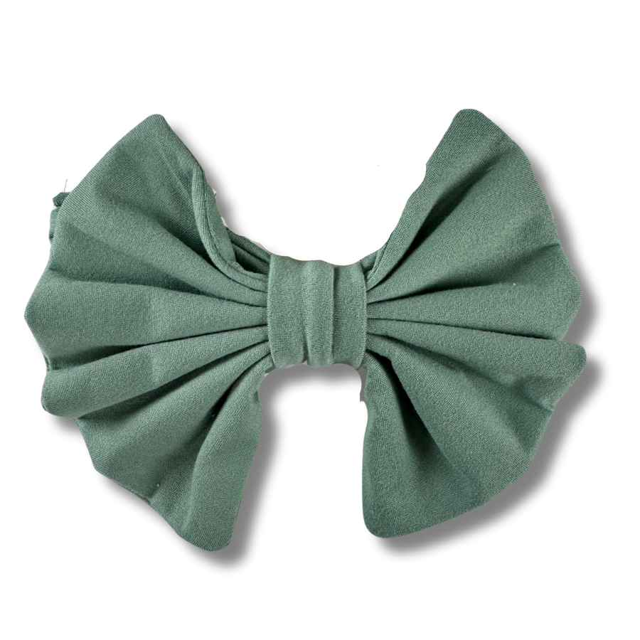 Big Bow Headband - Moss