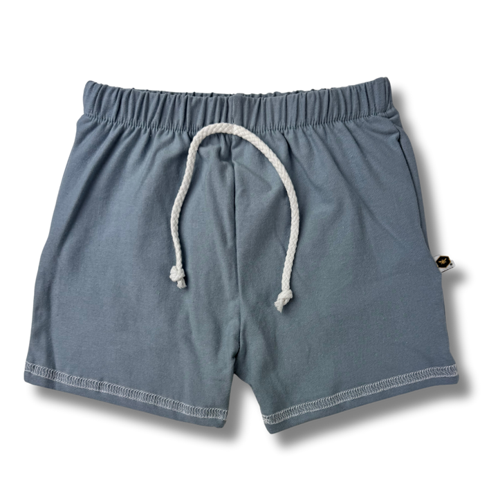 Naturals - Jogger Shorts - Dusty Steel