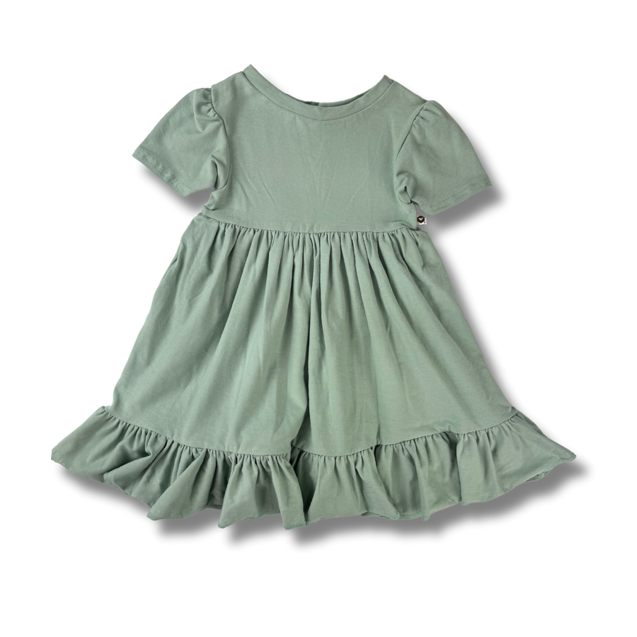 Naturals - Twirl Dress - Sage