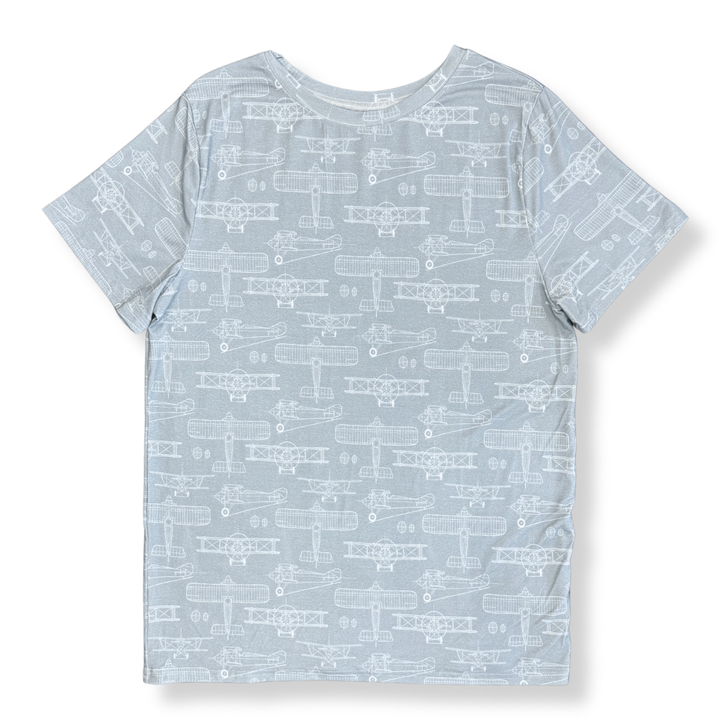 Bamboo Adult Short Sleeve Crew Neck Tee in Orville