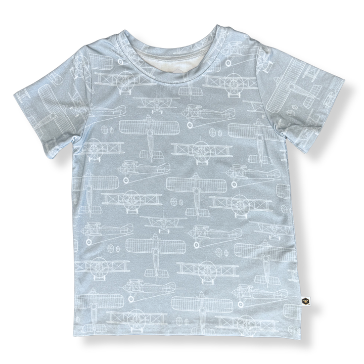 Bamboo Short Sleeve Crew Neck Tee in Orville