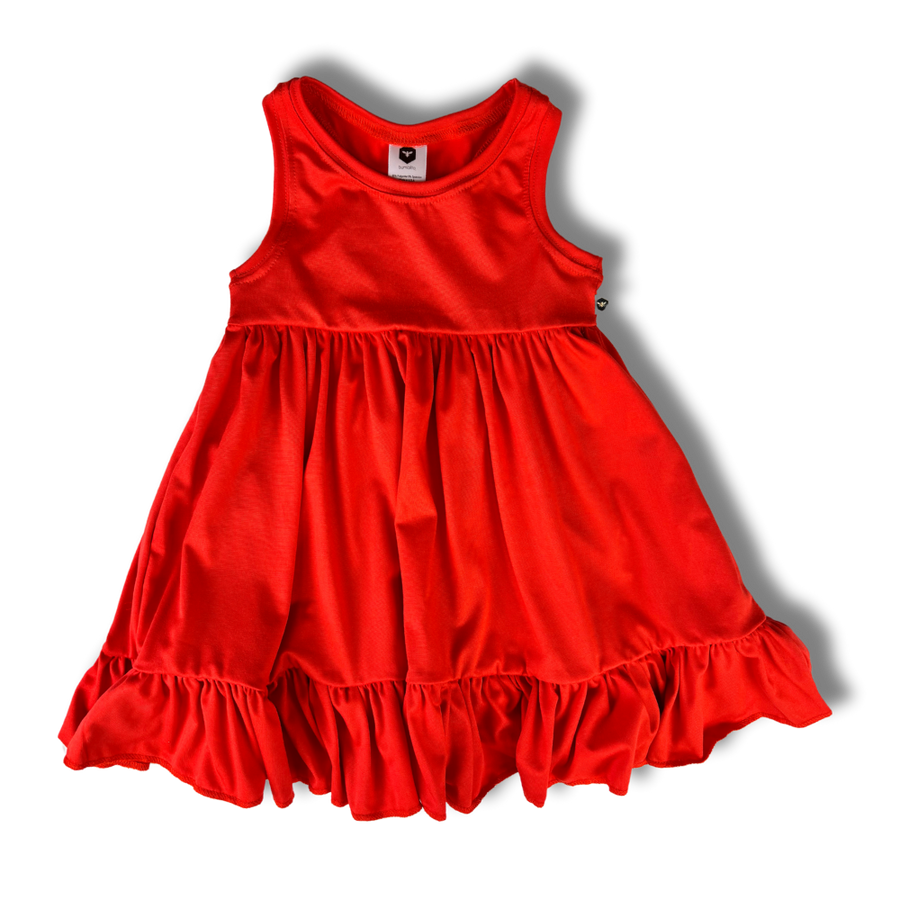 Tank Twirl Dress - Papaya