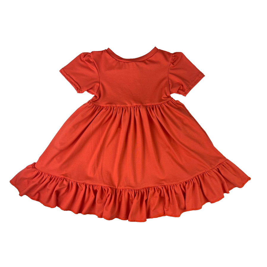 Twirl Dress - Papaya